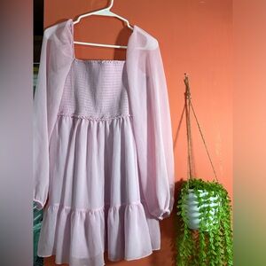 Baby doll Pink dress 💕